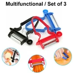 Set 3 Magic Trio Vegetable Peeler Potato Fruit Slicer Julienne Kitchen Tool. Fixed Price $8.46.