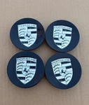 Black + Silver Porsche Classic Hub Caps 76MM Fits Most Oem Wheels. Fixed Price $78.99.