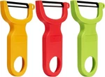 Original Vegetable Fruit Peeler Carbon Steel Blade 3 Pack Red/green/yellow. Fixed Price $22.04.