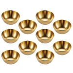 Doitool Stainless Steel Sauce Dishes 3.15 Inch Round Spice Plates Mini Serving B. Fixed Price $24.38.