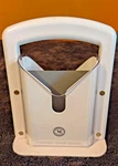 Martha Stewart Guillotine Slicer/white/stainless Cut Bagels. Fixed Price $12.00.