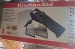 New Kitchenaid Mandoline Slicer Set Black. Fixed Price $45.00.