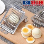 Stainless Steel Boiled Egg Slicer Cutter Mushroom Tomato Ham Kitchen Chopper Usa. Fixed Price $9.60.