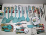 Kitchenaid Utensils Gadgets In Aqua Sky (haqa) Each Sold Separately. Fixed Price $10.00.
