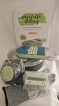 Vegetable Chopper Slicer Dicer Mandoline W/ Interchangeable Blades + Guard. Fixed Price $21.99.