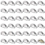 Set Of 36 Stainless Steel Grillable Oyster Shells Reusable For Baked Grilled .... Fixed Price $32.77.