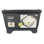 Joseph & Drain Dishwashing Bowl With Straining Plug Grey 12"X12"X7". Fixed Price $25.99.