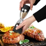 Double Head Pepper Grinder Gadget And Accessories Salt Shaker Kitchen. Fixed Price $19.99.