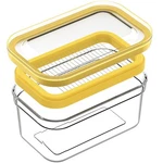 Univivo Plastic Butter Cutter Slicer, Large Airtight Dish Container With. Fixed Price $23.00.