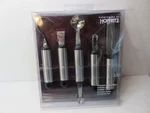 Hoffritz Garnishing Set Mellonballer Butter Curler Lemon Zester Paring Knife Nib. Fixed Price $22.00.