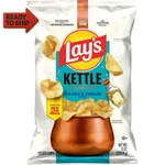 Lay Sea Salt & Vinegar Kettle Cooked Potato Chips Bag, 8 Oz. Fixed Price $11.54.