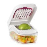 Oxo Softworks Stainless Steel Blade Vegetable Chopper With Easy Pour Opening. Fixed Price $26.94.