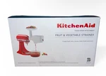 Kitchenaid Fruit Vegetable Strainer Stand Mixer Attachment New Box. Fixed Price $49.99.
