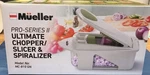 Mueller Pro-series All-in-one, 8 Blade Ultimate Chopper/slicer & Spiralizer. Fixed Price $29.99.