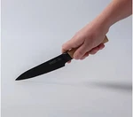 New Berghoff Ron 5" Utility Knife Premium Titanium Coated Blade Wood Handle. Fixed Price $34.97.