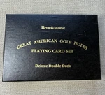 Great American Golf Holes Deluxe Double 2 Decks Playing Card Set BOX-1 Sealed. Fixed Price $13.99.