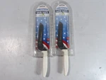 Dexter Sani-safe 5" Scalloped Offset Slicer Ecogrip Knife Lot 2. Fixed Price $25.99.