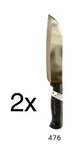 2X Kiwi BRAND.NO.476 Quality Knives Thai Plastic Handle Kitchen Tool Blade 6.0". Fixed Price $39.99.