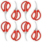 Calary Seafood Scissors Crab Shears 8PCS, Red. Fixed Price $21.99.