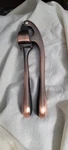 Garlic Press Crusher Copper Finish Ergonomic Handle Kitchen Gadget. Simple Craft. Fixed Price $12.99.