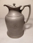 Antique Pewter Pitcher 52 Gramercy Park North Manhattan New York Ny. Fixed Price $770.00.