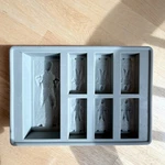Star Wars Han Solo In Carbonite Silicone Ice Cube Tray. Fixed Price $12.00.