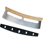 Pizza Cutter Rocker Stainless Steel Blade Wooden Handle Kitchen Tool For Home. Fixed Price $10.44.