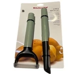 Kitchenaid Pistachio Peeler 2 Pc.set Lt. Green Model # KQ355OHPIA New With Tag. Fixed Price $25.00.