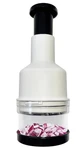Manual Food Chopper With Stainless Steel Blade- Easy Press Vegetable .... Fixed Price $29.04.