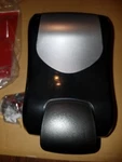 ***new***san Jamar Manual Soap & Sanitizer Dispenser Black With Stainless Steel. Fixed Price $39.99.