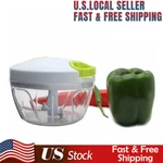 Multi-functional Food Chopper Vegetable Fruit Slicer Onion Dicer 16OZ Container. Fixed Price $11.99.