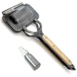 New Model Black Steel Pro Sandwich Maker 2 - Direct Flame Type Crispy Crust. Fixed Price $193.96.