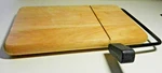 1973-PRODYNE Beechwood Cheese Board Slicer Pat # 3766817 Made In Usa. Fixed Price $19.99.