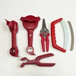 Kuhn Rikon Set Jar Opener, Can Shears, Knife & Gripper Red. Fixed Price $33.96.
