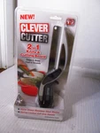 Clever Cutter 2IN1 Knife & Cutting Board As Seen On Tv. Fixed Price $19.95.