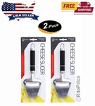 Cheese Slicer Stainless Steel 9.3" Heavy Duty Plane Knife Cutter (2 Pack). Fixed Price $14.98.