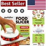 Durable Stainless Steel Food Slicer Dishwasher Safe, Multi-use Kitchen Gadget. Fixed Price $30.99.