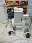 Presto Salad Shooter Plus Electric Slicer Shredder #02915. Fixed Price $28.00.