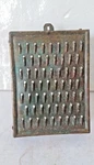 Rare Old Vintage Handmade Unique Brass Shape Kitchen Vegetable Crusher Slicer. Fixed Price $58.00.