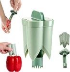 Pepper Corer Chili Seed Remover Tool Durable Abs Kitchen Gadget. Fixed Price $14.69.