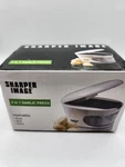 Sharper Image 3-IN-1 Garlic Press Slice-dice-store New Culinary. Fixed Price $12.99.