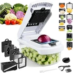 18-IN-1 Vegetable Chopper Mandoline Slicer For Kitchen, Food With Contai. Fixed Price $47.99.