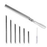 Sponge Cutting Knife 6-PIECE Set, SK2 Alloy Steel Upholstery Foam Cutter Tool.... Fixed Price $32.43.