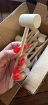 36 Pieces Crab Hammers Wooden Lobster Seafood Mallets For Crafts New. Fixed Price $22.71.
