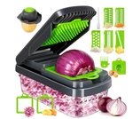 Master - Vegetable Chopper Cutter Slicer With 7 Blades & Container Grey. Fixed Price $14.00.