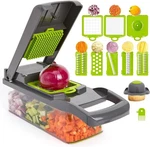 15-IN-1 Vegetable Fruit Chopper Cutter Food Onion Vegg Dicer Slicer Kitchen. Fixed Price $19.89.
