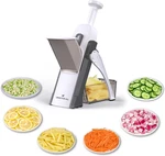 Safe Mandoline Slicer 5 1 Vegetable Chopper Food Potato Cutter, Strips Julien. Fixed Price $75.99.