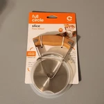 Full Circle Stainless Steel Pizza Wheel Safety Cover Paper Risen Handle Bpa-free. Fixed Price $45.99.