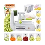 Brieftons 10-BLADE Vegetable Spiralizer: Zucchini Slicer... Usa Fast Ship. Fixed Price $51.11.