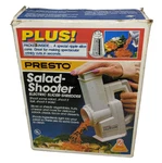 Vintage Presto Salad Shooter Electric Slicer Shredder 02915 With Ripple Cone. Fixed Price $25.00.